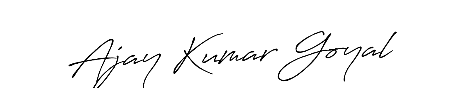 Make a beautiful signature design for name Ajay Kumar Goyal. Use this online signature maker to create a handwritten signature for free. Ajay Kumar Goyal signature style 7 images and pictures png