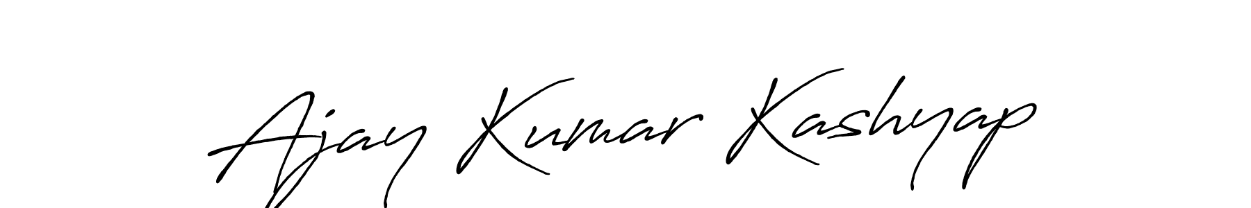 Also we have Ajay Kumar Kashyap name is the best signature style. Create professional handwritten signature collection using Antro_Vectra_Bolder autograph style. Ajay Kumar Kashyap signature style 7 images and pictures png