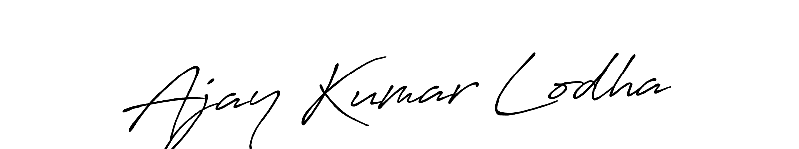 The best way (Antro_Vectra_Bolder) to make a short signature is to pick only two or three words in your name. The name Ajay Kumar Lodha include a total of six letters. For converting this name. Ajay Kumar Lodha signature style 7 images and pictures png