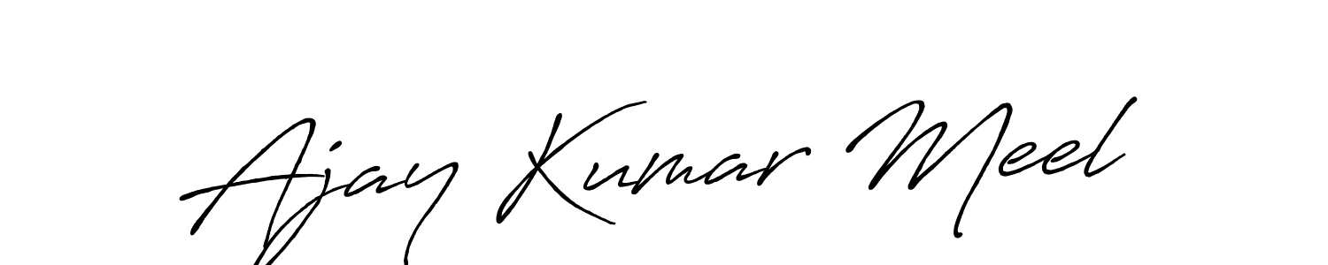 You can use this online signature creator to create a handwritten signature for the name Ajay Kumar Meel. This is the best online autograph maker. Ajay Kumar Meel signature style 7 images and pictures png