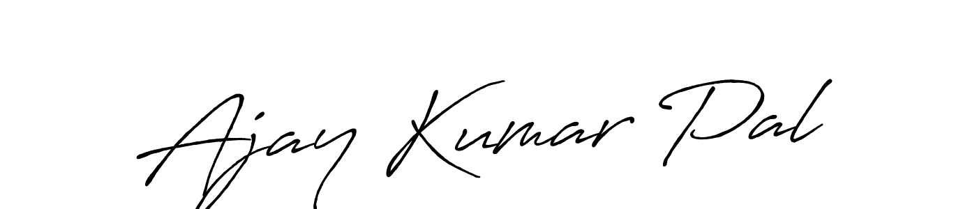 Also we have Ajay Kumar Pal name is the best signature style. Create professional handwritten signature collection using Antro_Vectra_Bolder autograph style. Ajay Kumar Pal signature style 7 images and pictures png