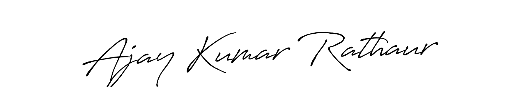 Use a signature maker to create a handwritten signature online. With this signature software, you can design (Antro_Vectra_Bolder) your own signature for name Ajay Kumar Rathaur. Ajay Kumar Rathaur signature style 7 images and pictures png