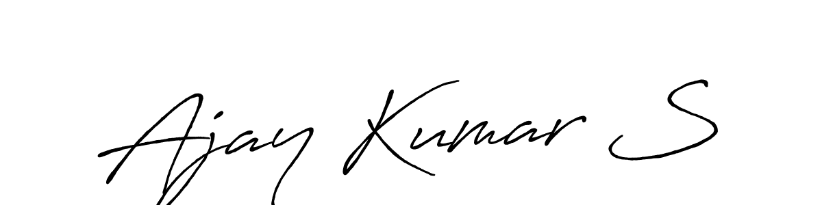 Here are the top 10 professional signature styles for the name Ajay Kumar S. These are the best autograph styles you can use for your name. Ajay Kumar S signature style 7 images and pictures png