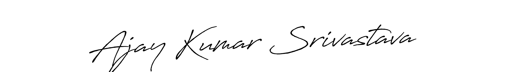 Ajay Kumar Srivastava stylish signature style. Best Handwritten Sign (Antro_Vectra_Bolder) for my name. Handwritten Signature Collection Ideas for my name Ajay Kumar Srivastava. Ajay Kumar Srivastava signature style 7 images and pictures png