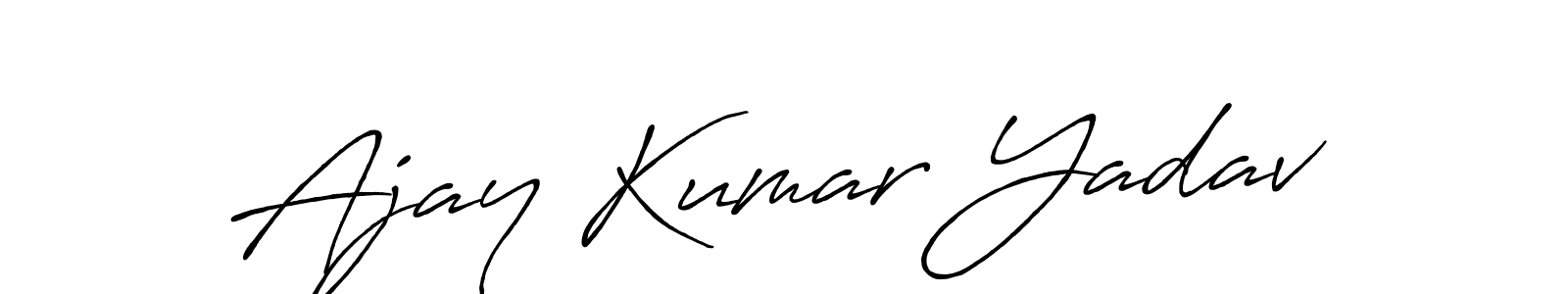 You can use this online signature creator to create a handwritten signature for the name Ajay Kumar Yadav. This is the best online autograph maker. Ajay Kumar Yadav signature style 7 images and pictures png