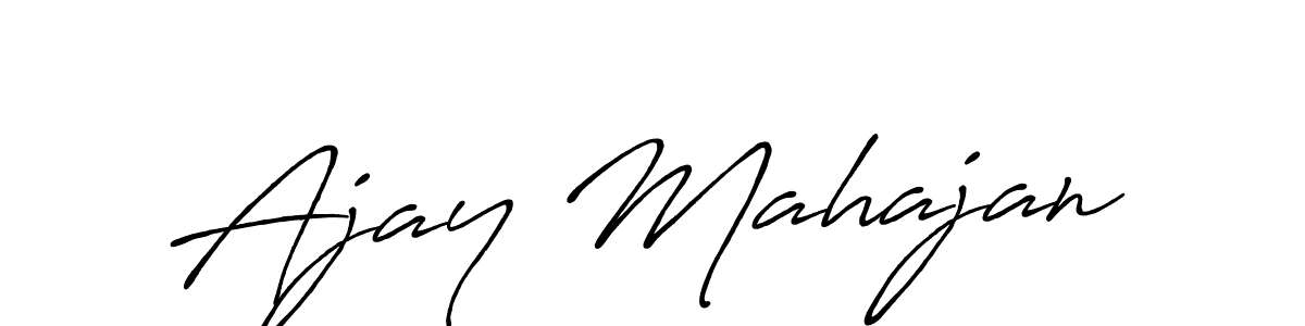 You should practise on your own different ways (Antro_Vectra_Bolder) to write your name (Ajay Mahajan) in signature. don't let someone else do it for you. Ajay Mahajan signature style 7 images and pictures png