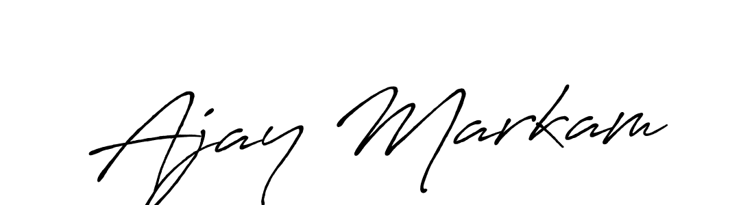 How to Draw Ajay Markam signature style? Antro_Vectra_Bolder is a latest design signature styles for name Ajay Markam. Ajay Markam signature style 7 images and pictures png