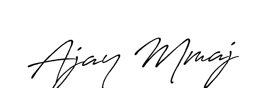 Also You can easily find your signature by using the search form. We will create Ajay Mmaj name handwritten signature images for you free of cost using Antro_Vectra_Bolder sign style. Ajay Mmaj signature style 7 images and pictures png