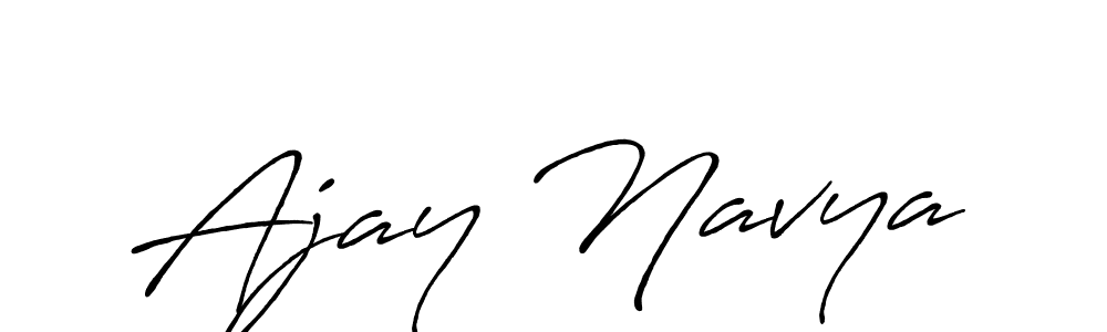 Once you've used our free online signature maker to create your best signature Antro_Vectra_Bolder style, it's time to enjoy all of the benefits that Ajay Navya name signing documents. Ajay Navya signature style 7 images and pictures png