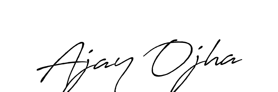 Also You can easily find your signature by using the search form. We will create Ajay Ojha name handwritten signature images for you free of cost using Antro_Vectra_Bolder sign style. Ajay Ojha signature style 7 images and pictures png