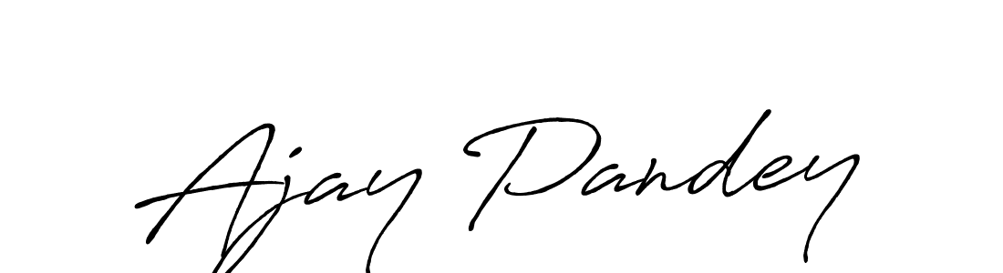 It looks lik you need a new signature style for name Ajay Pandey. Design unique handwritten (Antro_Vectra_Bolder) signature with our free signature maker in just a few clicks. Ajay Pandey signature style 7 images and pictures png