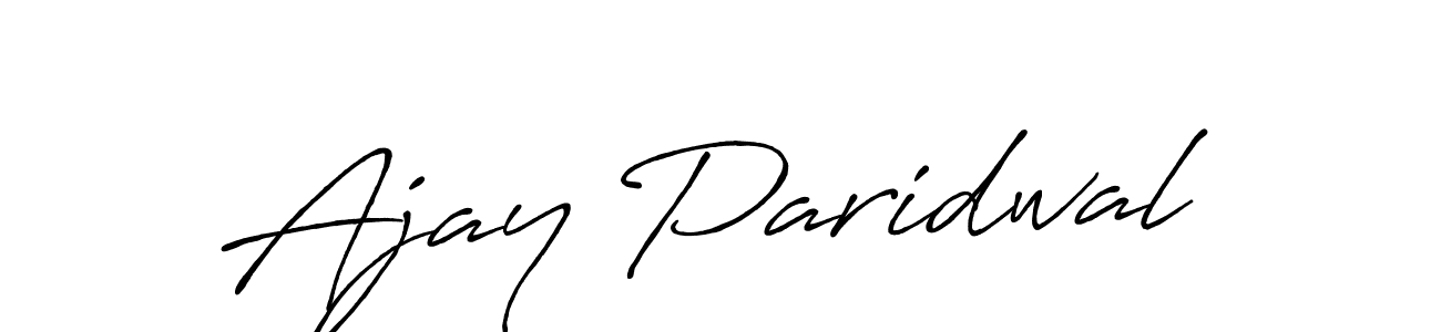 Use a signature maker to create a handwritten signature online. With this signature software, you can design (Antro_Vectra_Bolder) your own signature for name Ajay Paridwal. Ajay Paridwal signature style 7 images and pictures png