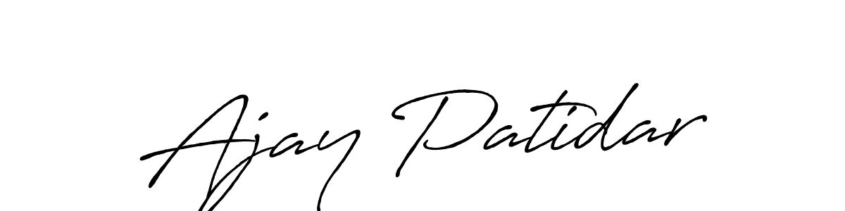 How to Draw Ajay Patidar signature style? Antro_Vectra_Bolder is a latest design signature styles for name Ajay Patidar. Ajay Patidar signature style 7 images and pictures png