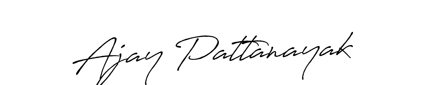 Make a beautiful signature design for name Ajay Pattanayak. With this signature (Antro_Vectra_Bolder) style, you can create a handwritten signature for free. Ajay Pattanayak signature style 7 images and pictures png