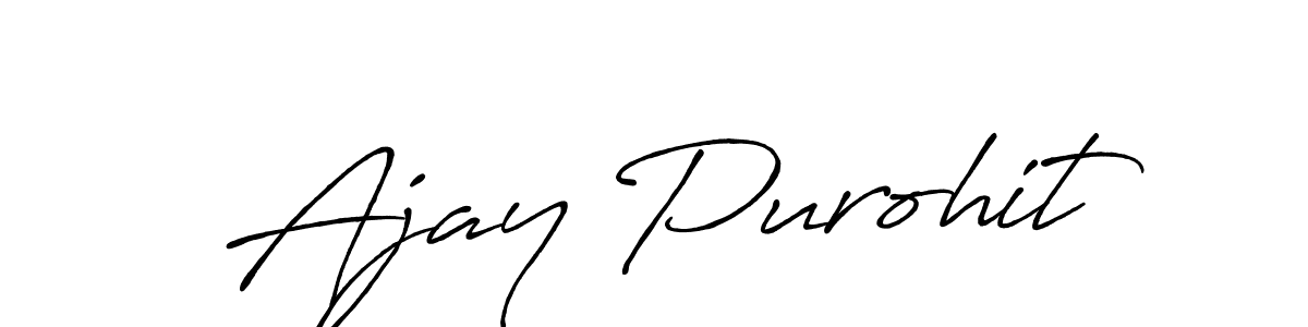 It looks lik you need a new signature style for name Ajay Purohit. Design unique handwritten (Antro_Vectra_Bolder) signature with our free signature maker in just a few clicks. Ajay Purohit signature style 7 images and pictures png