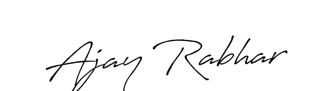 The best way (Antro_Vectra_Bolder) to make a short signature is to pick only two or three words in your name. The name Ajay Rabhar include a total of six letters. For converting this name. Ajay Rabhar signature style 7 images and pictures png