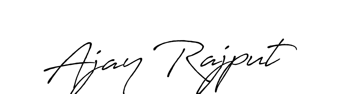 Also You can easily find your signature by using the search form. We will create Ajay Rajput name handwritten signature images for you free of cost using Antro_Vectra_Bolder sign style. Ajay Rajput signature style 7 images and pictures png