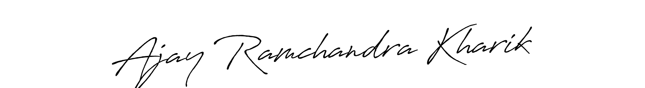 Design your own signature with our free online signature maker. With this signature software, you can create a handwritten (Antro_Vectra_Bolder) signature for name Ajay Ramchandra Kharik. Ajay Ramchandra Kharik signature style 7 images and pictures png