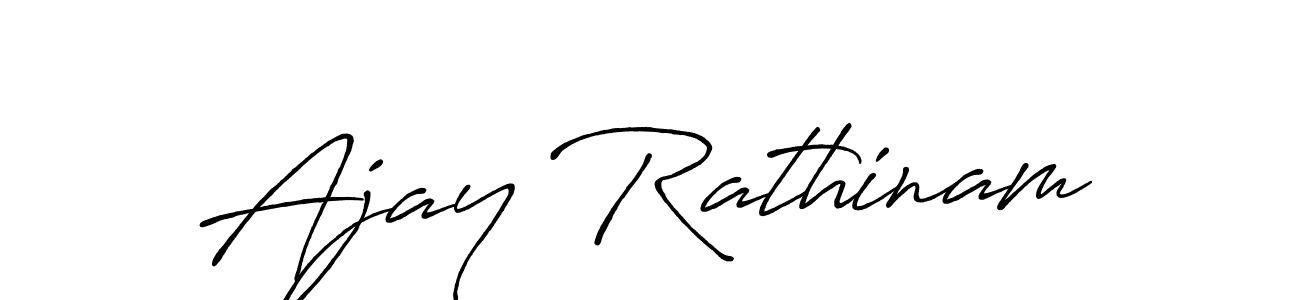 Use a signature maker to create a handwritten signature online. With this signature software, you can design (Antro_Vectra_Bolder) your own signature for name Ajay Rathinam. Ajay Rathinam signature style 7 images and pictures png