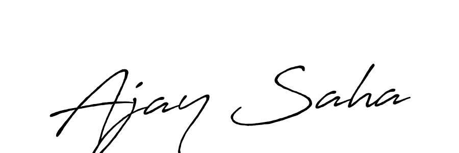 Make a beautiful signature design for name Ajay Saha. Use this online signature maker to create a handwritten signature for free. Ajay Saha signature style 7 images and pictures png