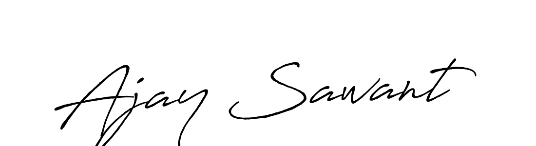 Also You can easily find your signature by using the search form. We will create Ajay Sawant name handwritten signature images for you free of cost using Antro_Vectra_Bolder sign style. Ajay Sawant signature style 7 images and pictures png