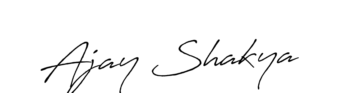 Also You can easily find your signature by using the search form. We will create Ajay Shakya name handwritten signature images for you free of cost using Antro_Vectra_Bolder sign style. Ajay Shakya signature style 7 images and pictures png