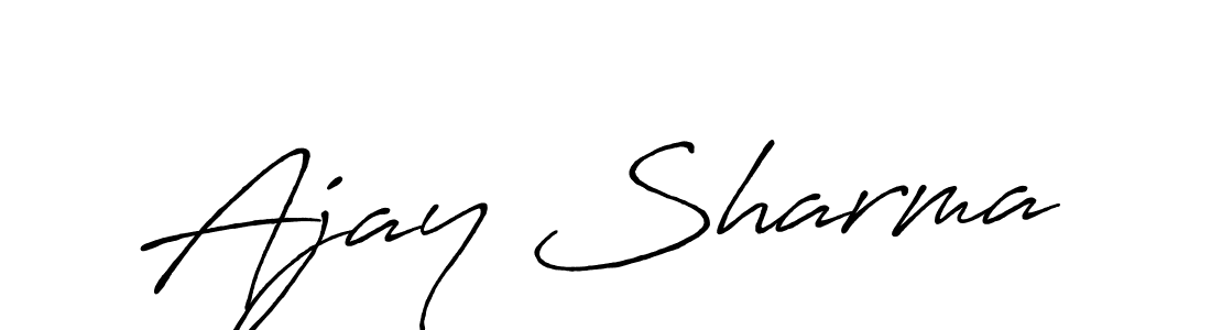 Make a beautiful signature design for name Ajay Sharma. Use this online signature maker to create a handwritten signature for free. Ajay Sharma signature style 7 images and pictures png