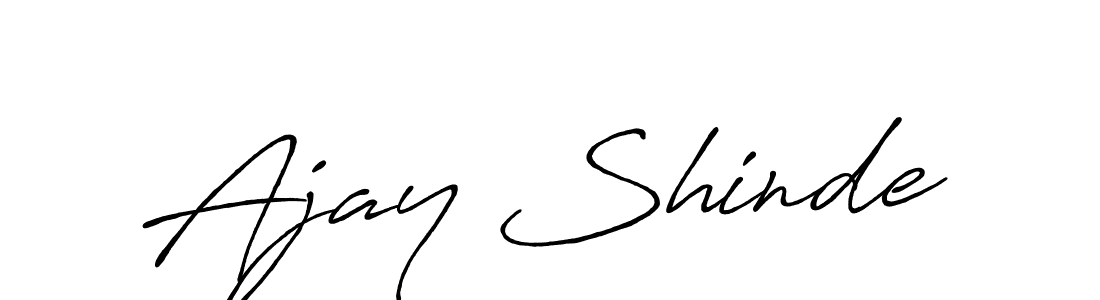 The best way (Antro_Vectra_Bolder) to make a short signature is to pick only two or three words in your name. The name Ajay Shinde include a total of six letters. For converting this name. Ajay Shinde signature style 7 images and pictures png
