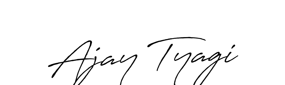 Ajay Tyagi stylish signature style. Best Handwritten Sign (Antro_Vectra_Bolder) for my name. Handwritten Signature Collection Ideas for my name Ajay Tyagi. Ajay Tyagi signature style 7 images and pictures png