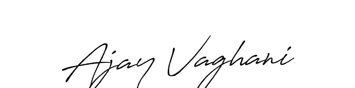 Also You can easily find your signature by using the search form. We will create Ajay Vaghani name handwritten signature images for you free of cost using Antro_Vectra_Bolder sign style. Ajay Vaghani signature style 7 images and pictures png