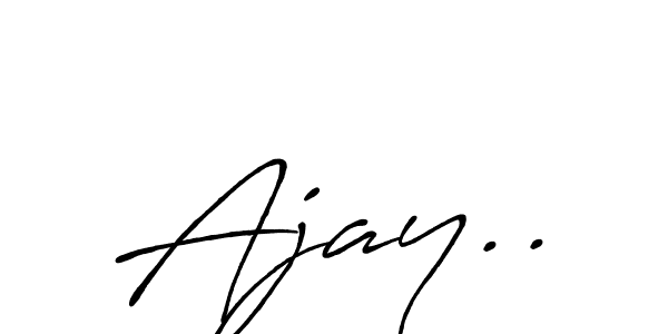 Also we have Ajay.. name is the best signature style. Create professional handwritten signature collection using Antro_Vectra_Bolder autograph style. Ajay.. signature style 7 images and pictures png