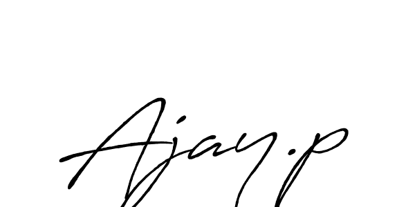 Also You can easily find your signature by using the search form. We will create Ajay.p name handwritten signature images for you free of cost using Antro_Vectra_Bolder sign style. Ajay.p signature style 7 images and pictures png
