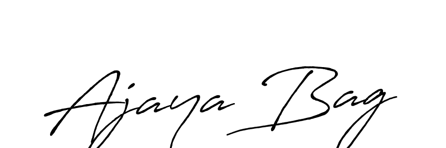 Once you've used our free online signature maker to create your best signature Antro_Vectra_Bolder style, it's time to enjoy all of the benefits that Ajaya Bag name signing documents. Ajaya Bag signature style 7 images and pictures png