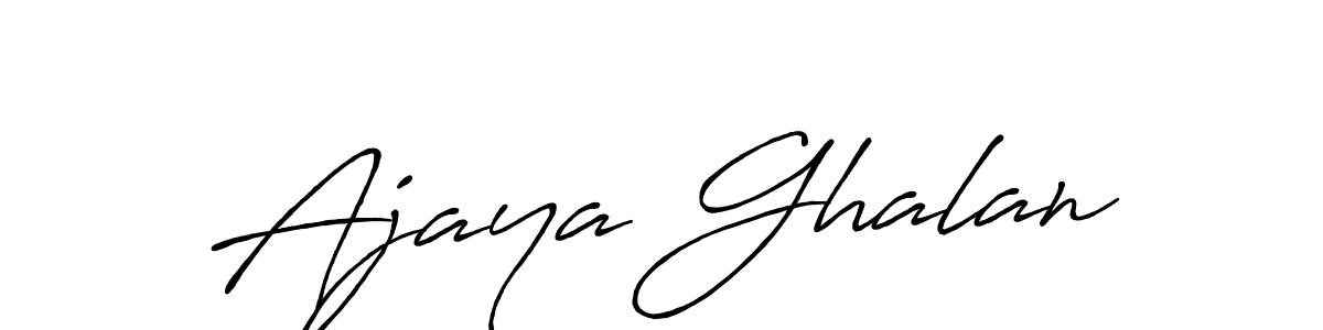You can use this online signature creator to create a handwritten signature for the name Ajaya Ghalan. This is the best online autograph maker. Ajaya Ghalan signature style 7 images and pictures png