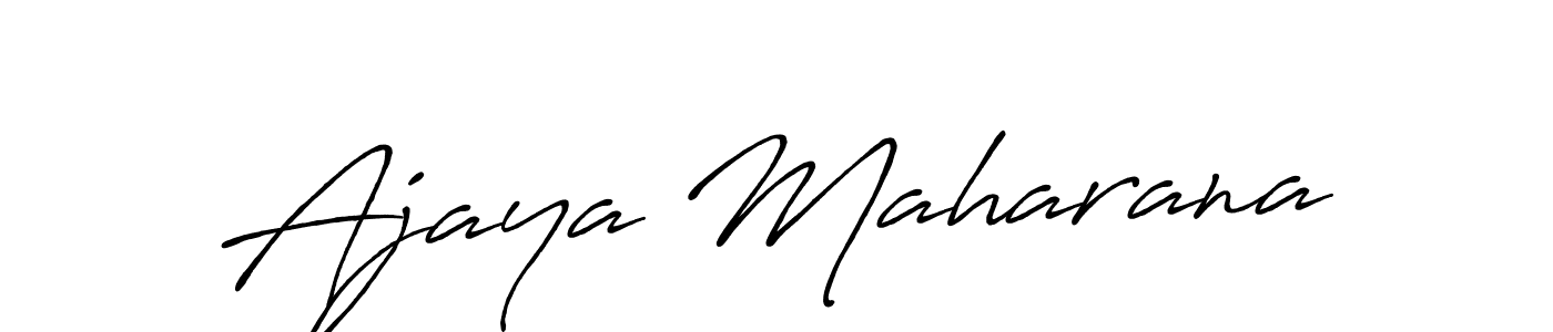 You should practise on your own different ways (Antro_Vectra_Bolder) to write your name (Ajaya Maharana) in signature. don't let someone else do it for you. Ajaya Maharana signature style 7 images and pictures png