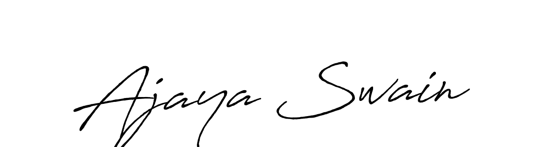 It looks lik you need a new signature style for name Ajaya Swain. Design unique handwritten (Antro_Vectra_Bolder) signature with our free signature maker in just a few clicks. Ajaya Swain signature style 7 images and pictures png