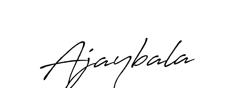 You should practise on your own different ways (Antro_Vectra_Bolder) to write your name (Ajaybala) in signature. don't let someone else do it for you. Ajaybala signature style 7 images and pictures png