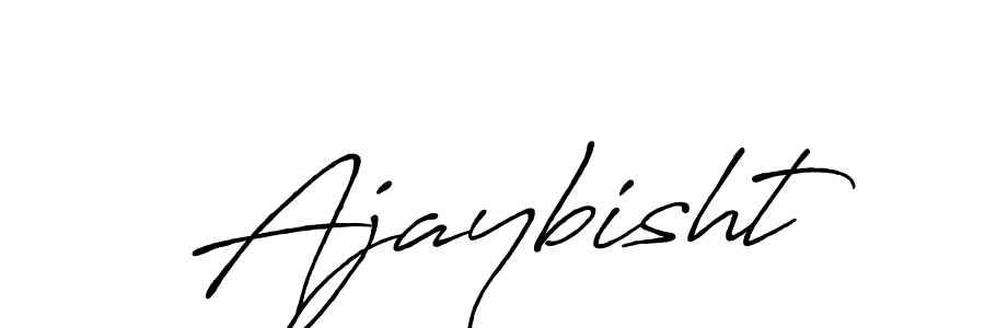 You should practise on your own different ways (Antro_Vectra_Bolder) to write your name (Ajaybisht) in signature. don't let someone else do it for you. Ajaybisht signature style 7 images and pictures png
