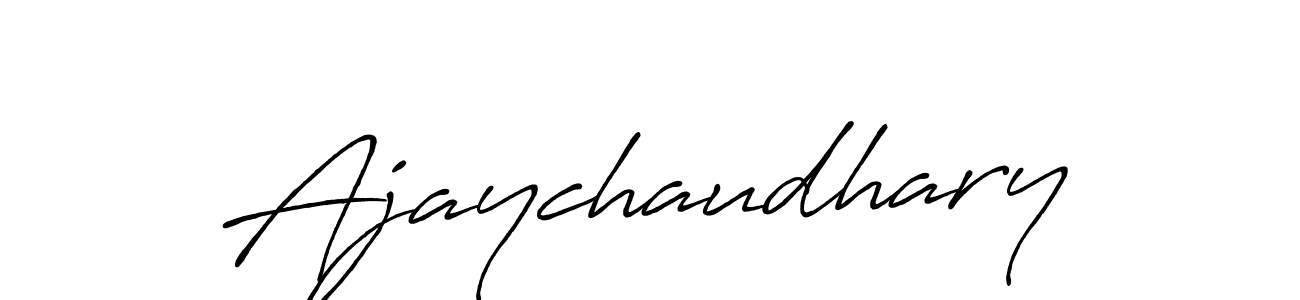 Ajaychaudhary stylish signature style. Best Handwritten Sign (Antro_Vectra_Bolder) for my name. Handwritten Signature Collection Ideas for my name Ajaychaudhary. Ajaychaudhary signature style 7 images and pictures png