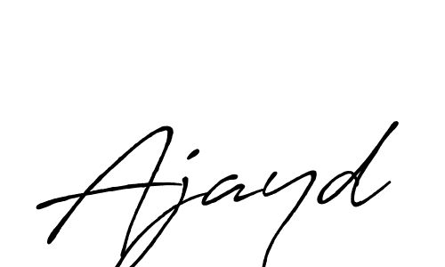 Design your own signature with our free online signature maker. With this signature software, you can create a handwritten (Antro_Vectra_Bolder) signature for name Ajayd. Ajayd signature style 7 images and pictures png