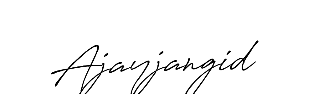 Create a beautiful signature design for name Ajayjangid. With this signature (Antro_Vectra_Bolder) fonts, you can make a handwritten signature for free. Ajayjangid signature style 7 images and pictures png