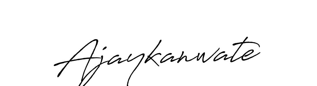 Design your own signature with our free online signature maker. With this signature software, you can create a handwritten (Antro_Vectra_Bolder) signature for name Ajaykanwate. Ajaykanwate signature style 7 images and pictures png