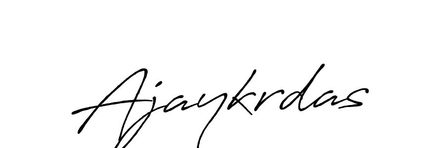 Make a beautiful signature design for name Ajaykrdas. With this signature (Antro_Vectra_Bolder) style, you can create a handwritten signature for free. Ajaykrdas signature style 7 images and pictures png