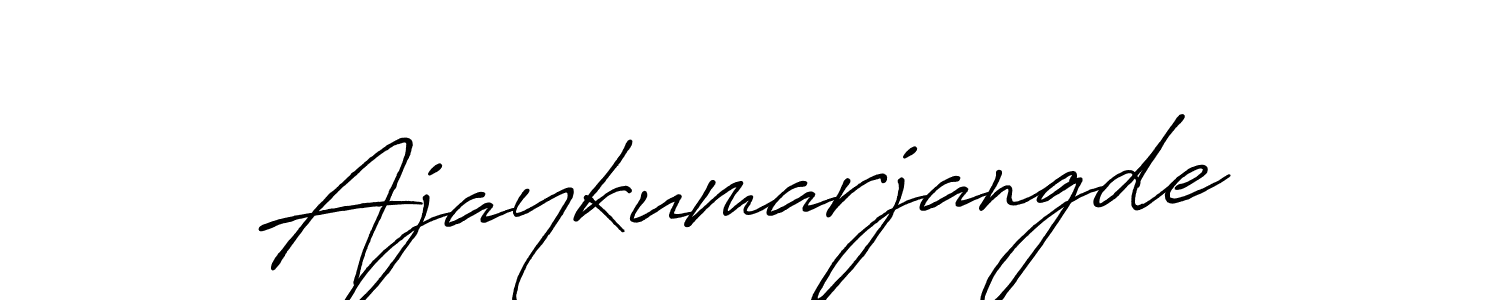 Ajaykumarjangde stylish signature style. Best Handwritten Sign (Antro_Vectra_Bolder) for my name. Handwritten Signature Collection Ideas for my name Ajaykumarjangde. Ajaykumarjangde signature style 7 images and pictures png