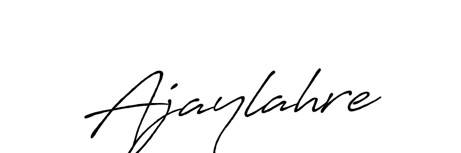 Design your own signature with our free online signature maker. With this signature software, you can create a handwritten (Antro_Vectra_Bolder) signature for name Ajaylahre. Ajaylahre signature style 7 images and pictures png