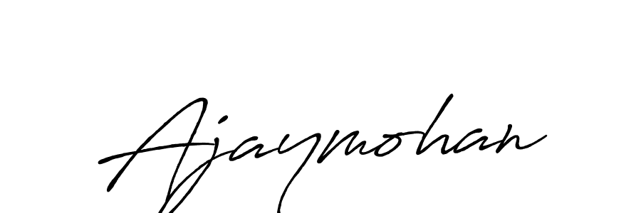 Here are the top 10 professional signature styles for the name Ajaymohan. These are the best autograph styles you can use for your name. Ajaymohan signature style 7 images and pictures png