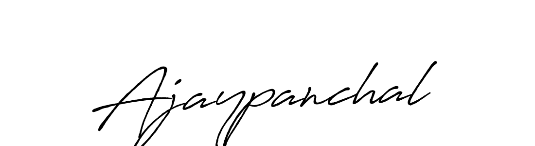 Design your own signature with our free online signature maker. With this signature software, you can create a handwritten (Antro_Vectra_Bolder) signature for name Ajaypanchal. Ajaypanchal signature style 7 images and pictures png