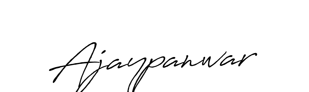 Also we have Ajaypanwar name is the best signature style. Create professional handwritten signature collection using Antro_Vectra_Bolder autograph style. Ajaypanwar signature style 7 images and pictures png