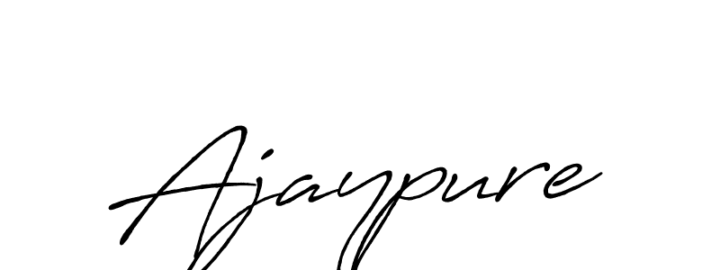 Ajaypure stylish signature style. Best Handwritten Sign (Antro_Vectra_Bolder) for my name. Handwritten Signature Collection Ideas for my name Ajaypure. Ajaypure signature style 7 images and pictures png