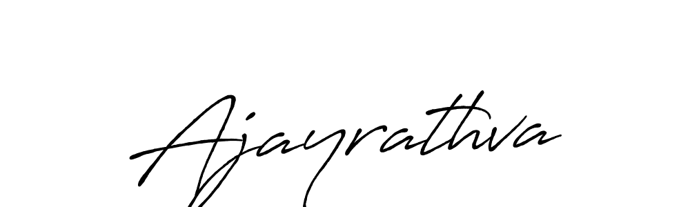 Design your own signature with our free online signature maker. With this signature software, you can create a handwritten (Antro_Vectra_Bolder) signature for name Ajayrathva. Ajayrathva signature style 7 images and pictures png